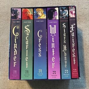 The Lunar Chronicles Boxed Set Marissa Meyer 6 Books Cinder Scarlet Cress Winter
